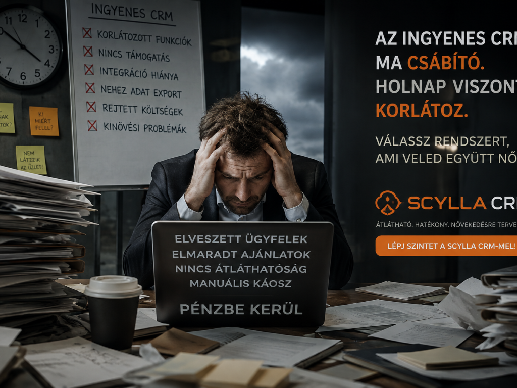 Ingyenes CRM rendszer – mikor jó választás, és mikor kerül végül többe?