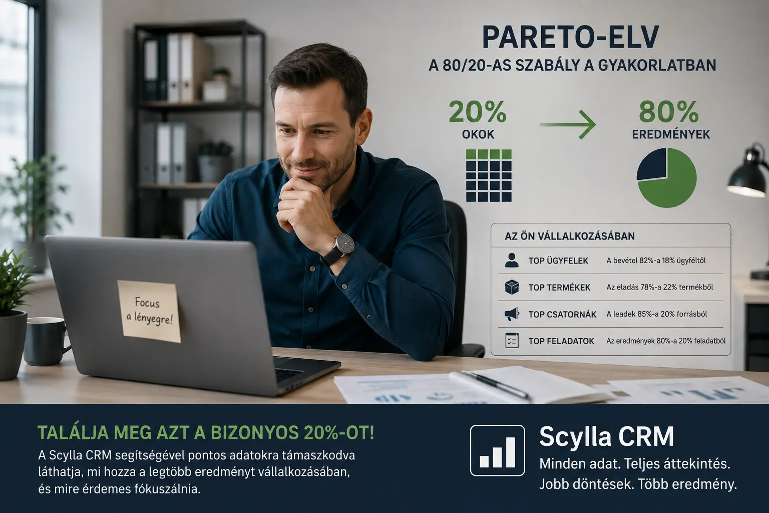 Pareto-elv a gyakorlatban: hogyan találd meg azt a 20%-ot, ami igazán számít?
