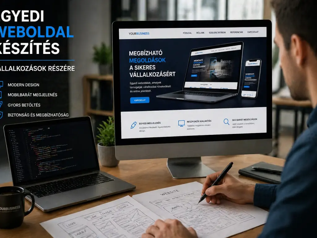 Egyedi weboldal készítés vállalkozások részére
