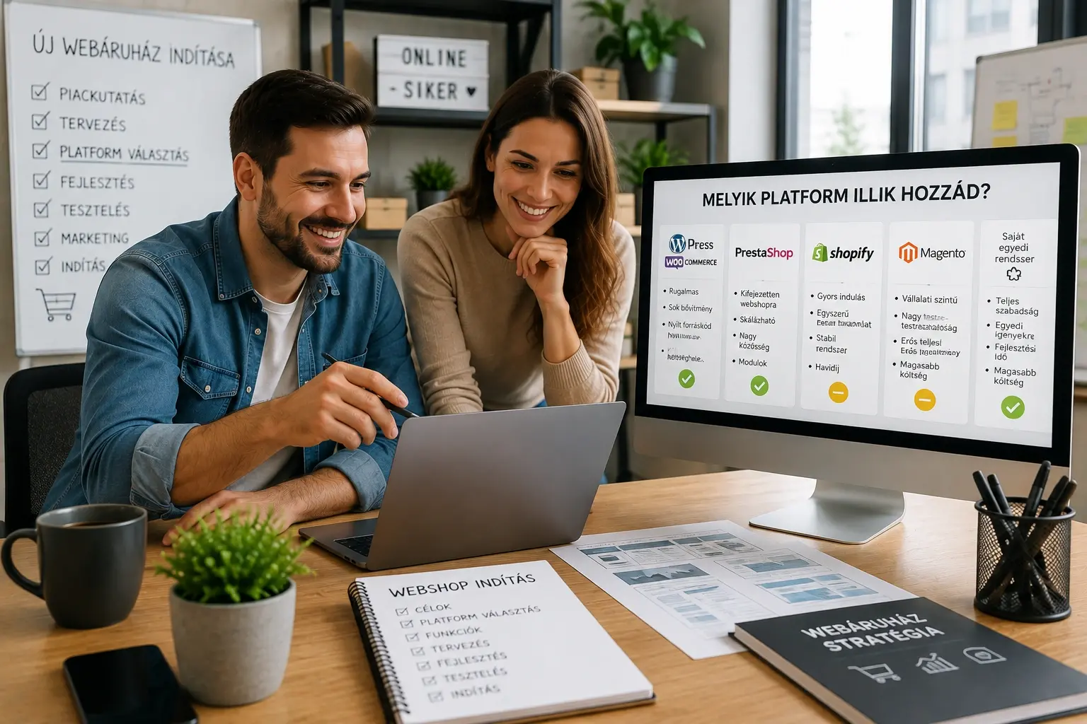 Új webáruház indításához milyen platformot válasszak?