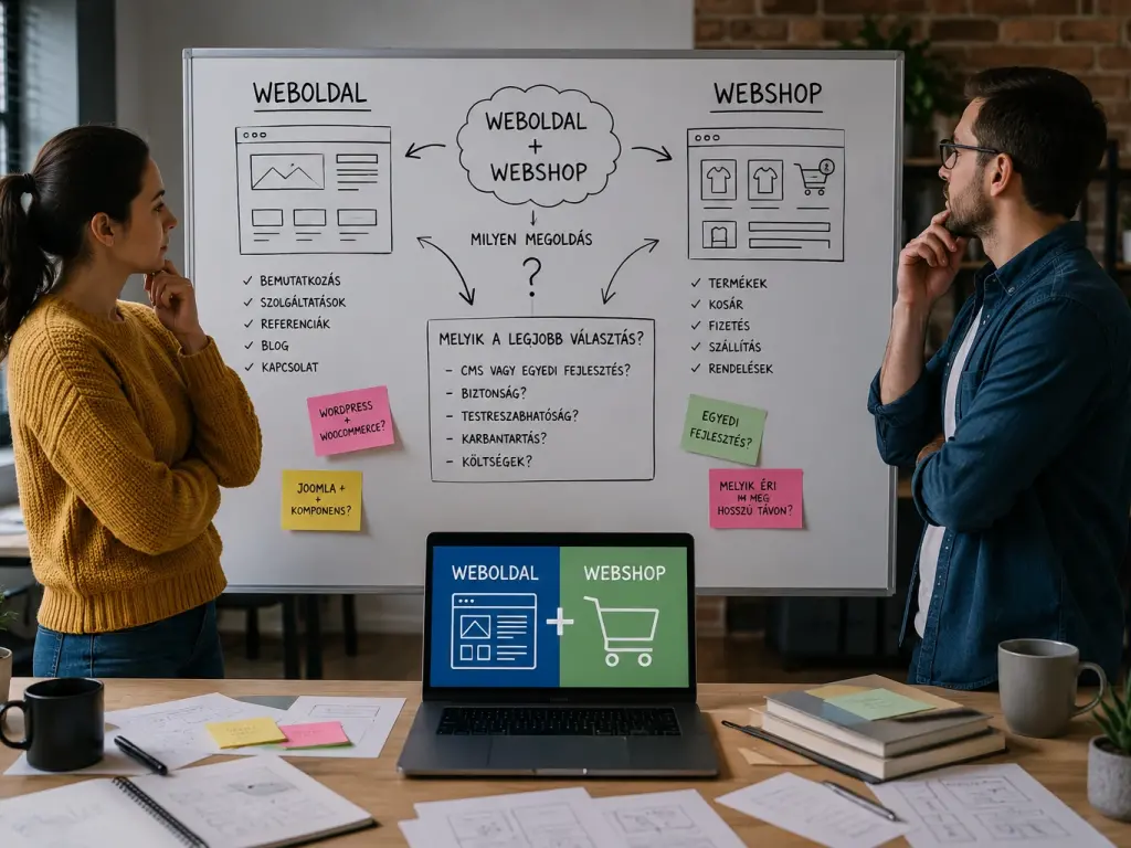 Hogyan válasszak weboldal készítőt, ha webshopot is szeretnék?