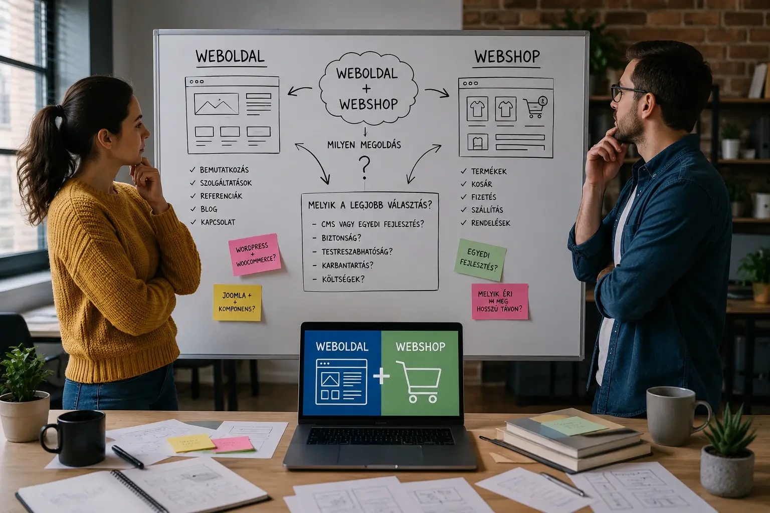 Hogyan válasszak weboldal készítőt, ha webshopot is szeretnék?