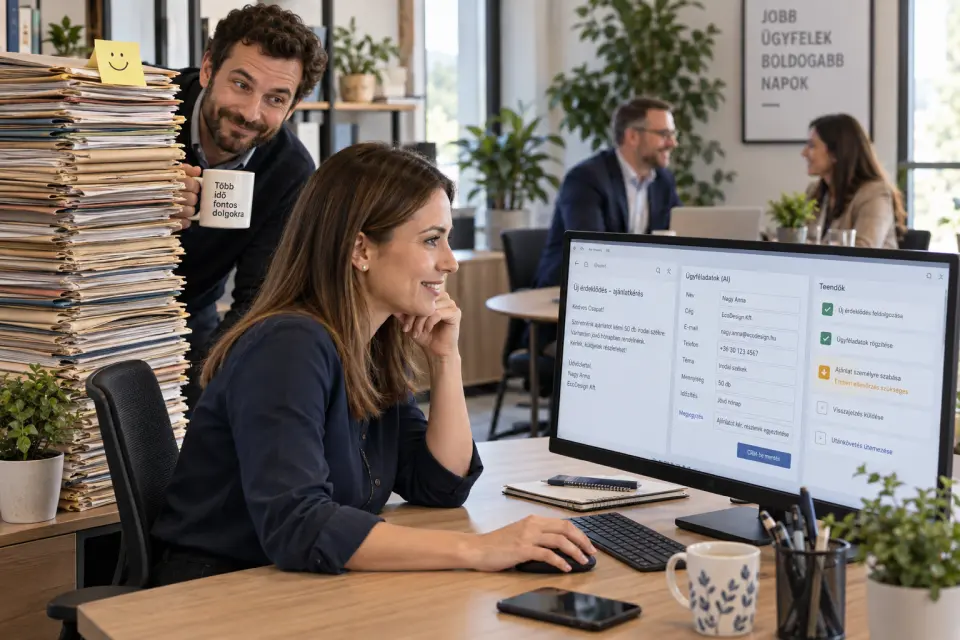 Ajánlatkérésből ellenőrizhető CRM-feladat