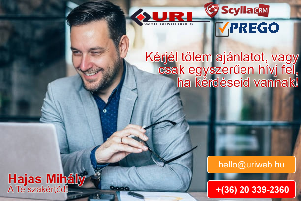 Kapcsolatfelvétel az URI webTECH szolgáltatóval